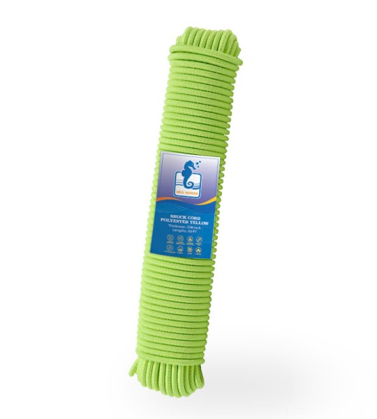 SEA HORSE Shock Cord Polyester Yellow